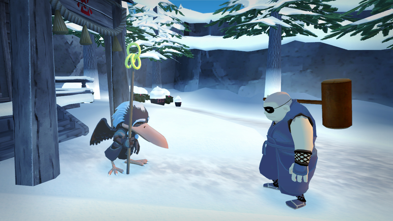 Illustration for article titled Snowbound Mini Ninja Screens